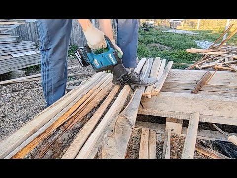 Видео: Сабельная пила б/у Makita DJR188 в работе