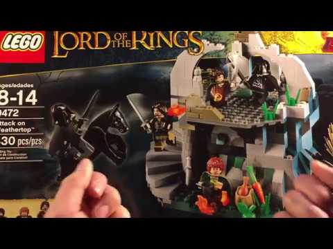 Видео: Lego Lord of the Rings - Attack on Weathertop 9472 (ретро-обзор)