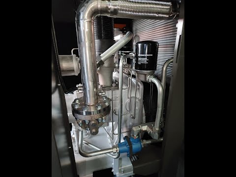 Видео: Безмасляный винтовой компрессор сухого сжатия Новотек