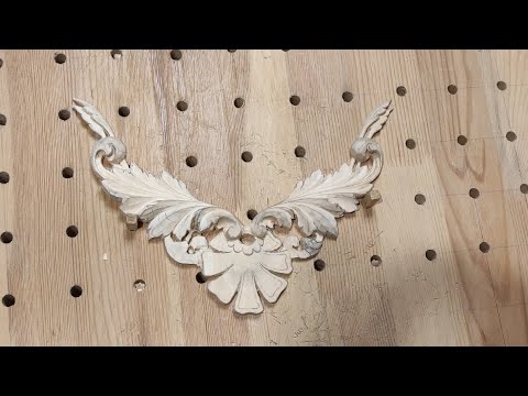 Видео: Резьба акантового листа