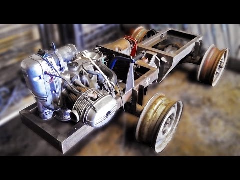 Видео: Установка двигателя. Сборка минитрактора (5 серия)