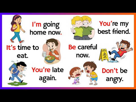 Видео: Говорите по-английски с детьми | Разговорный английский для детей | Повседневные английские предл...