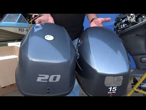 Видео: Сравнительный тест Ямаха F 15 - 20   и   Сеа про F 15 .