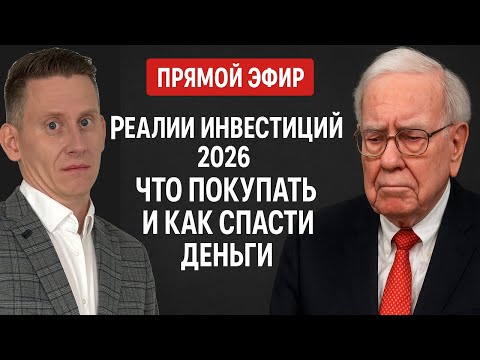 Видео: 🔴 Прямой эфир: Инвест-сценарии 2026 года: Баффет отстал. Что делать с портфелем?