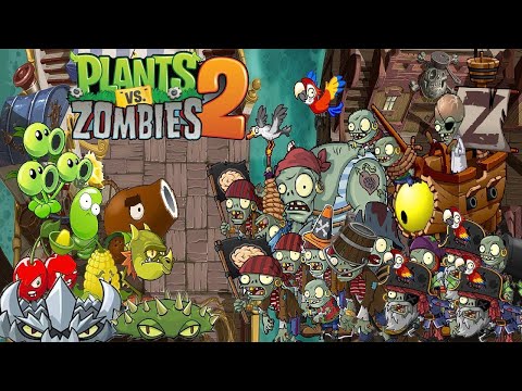 Видео: Plants vs Zombies™ 2 .Капитан GHOST Воробей(Уровень 10-15)