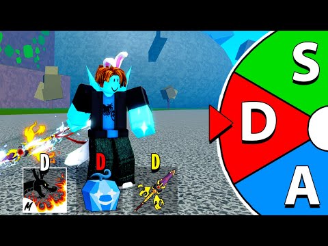 Видео: Случайная буква определяет мою сборку в PvP Blox Fruits