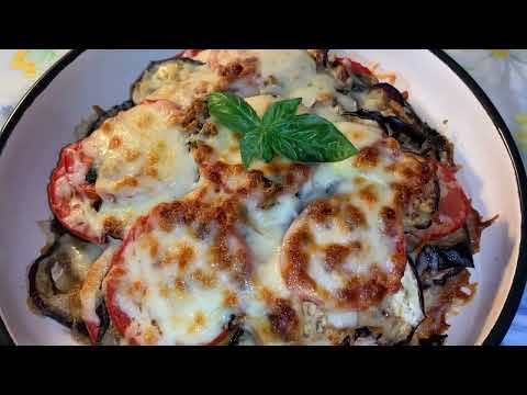 Видео: Реден патладжан с домати и моцарела