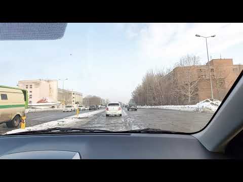 Видео: Дорога от ЦУМа до Карагайлы. Семей. Семипалатинск. Прогулка по городу.