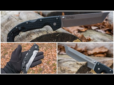 Видео: Обзор ножа Cold Steel Voyager XL. Большой, пугающий, острый, резучий!