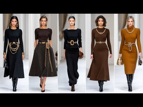 Видео: Луиза Спаньоли вдохновилась классической элегантностью для коллекции осень-зима 2026 на Неделе мо...