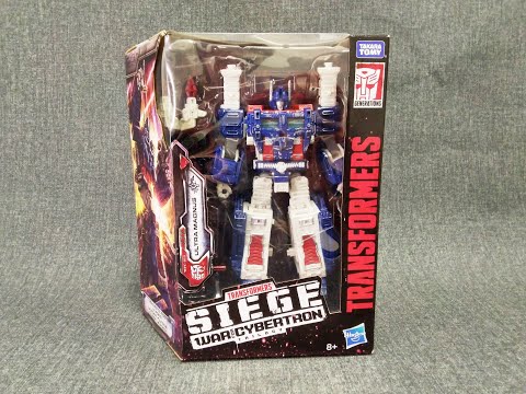 Видео: Обзор трансформера Ultra Magnus - Siege War for Cybertron Trilogy -Leader Class -Hasbro. Музей Р-ТФ.