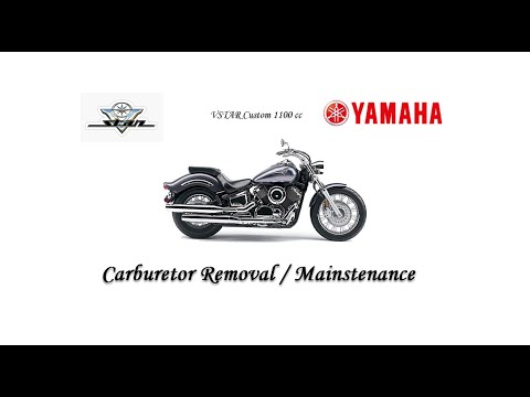 Видео: Yamaha VSTAR 1100 — Снятие и обслуживание карбюратора — Часть 1