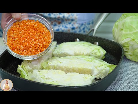 Видео: КАПУСТА с ЧЕЧЕВИЦЕЙ вкуснее мяса! Просто и Вкусно! Простой, легкий и вкусный РЕЦЕПТ КАПУСТЫ! [Веган]