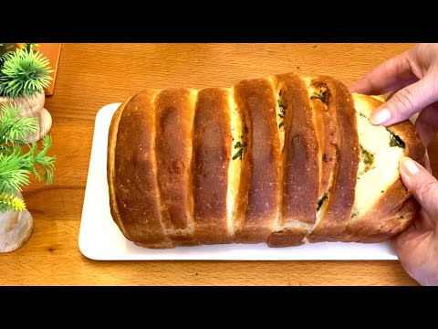 Видео: ЧЕСНОЧНЫЙ ХЛЕБ. Перед таким хлебушком мало кто устоит! ВКУСНОТИЩААА!