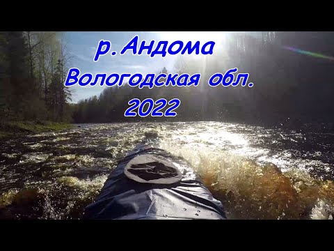 Видео: Сплав: река Андома 2022 (Вологодская обл.)