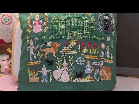 Видео: РукВлог #4. Сэмплер "Волшебник Изумрудного города" "Велосипед" Вышивка "Скворечник"
