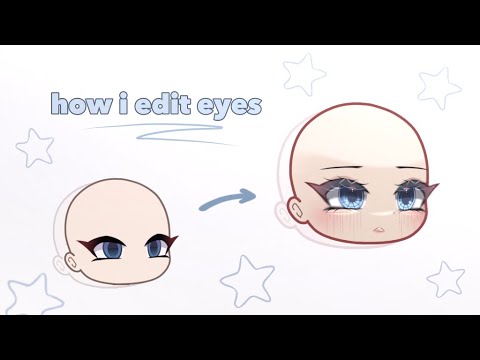 Видео: 🤍 ;; - edit tutorial – туториал на обработку глаз - ;: 🩵 gacha life ,, it’s ameli ,,