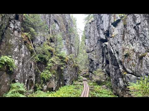 Видео: 🇫🇮 Стежка та ущелина Оріноро. Orinocon polku ja rotko.