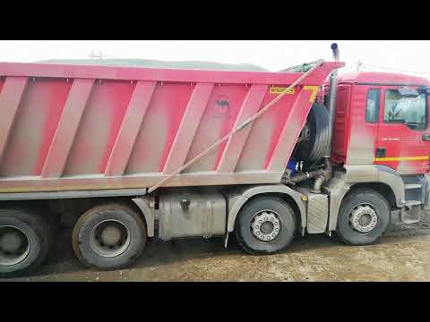 Видео: Возим щебень manЯ самосвал