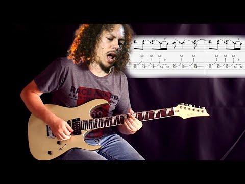 Видео: Как играть соло Enter Sandman - Metallica. Разбор с табами.