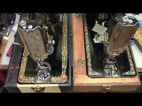 Видео: Кронштейны для установки шпульного колпачка Singer 66 и винт смерти!