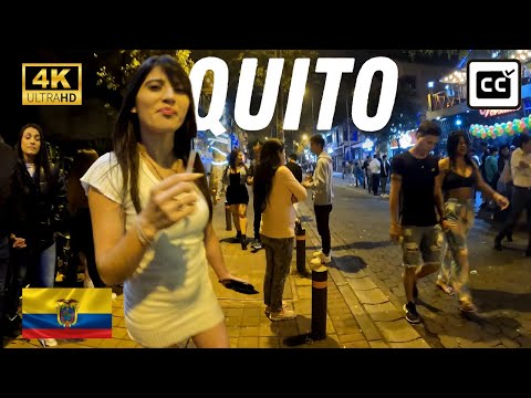 Видео: НОЧНАЯ ЖИЗНЬ Кито, Эквадор (прогулка в 4K и субтитры)