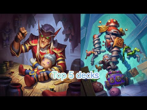 Видео: Топ 5 колод для взятия легенды после нерфов Hearthstone Затерянный город Ун'горо