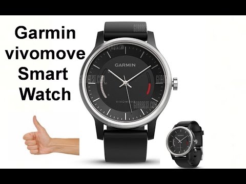 Видео: Garmin vivomove Smart Watch - простые, изящные, полезные  для мужчины самое то))) нравятся) GearBest