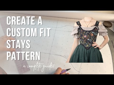 Видео: Как сделать выкройку корсета на каркасе ИНДИВИДУАЛЬНО по вашим меркам!