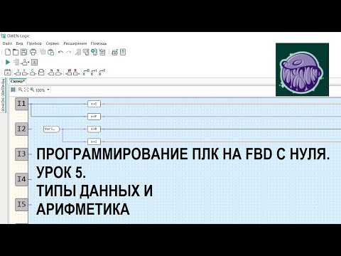 Видео: Программирование ПЛК на FBD с нуля. Урок 5. Типы данных и арифметика