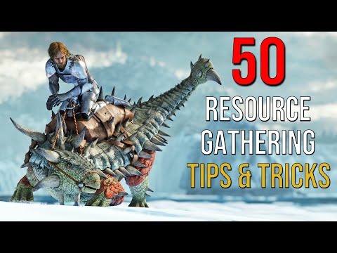 Видео: 50 советов и приемов по сбору ресурсов, которые вам НУЖНО знать в ARK: Survival Ascended!