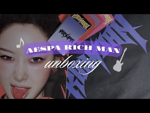 Видео: ˭̡̞(◞⁎˃ᆺ˂)◞*✰ распаковка aespa rich man | rich man bag, burst, energy ver.