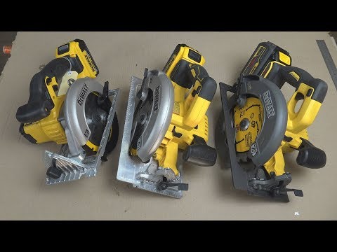 Видео: Циркулярные пилы US Dewalt DCS391, DCS570, DCS575 и их производительность