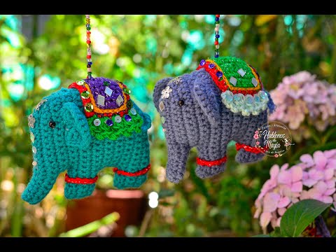 Видео: (Индуистский слон и не только...) Пошаговое вязание крючком