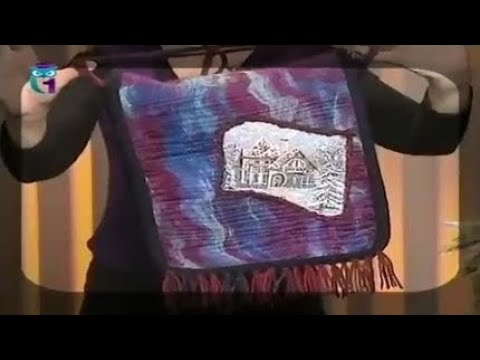 Видео: Шьём стильную сумку из шерсти. Выставка "В поисках совершенства". Мастер класс. Татьяна Лазарева