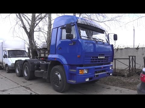 Видео: 2017 КАМАЗ-6460. Обзор (интерьер, экстерьер, двигатель).