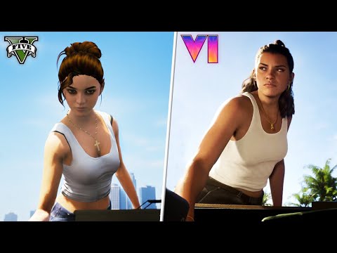 Видео: АБСОЛЮТНОЕ сравнение скриншотов GTA 6 и GTA 5