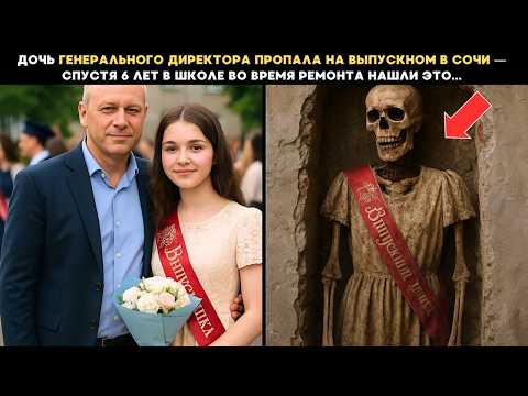 Видео: Дочь генерального директора пропала на выпускном в Сочи, спустя 6 лет в школе нашли это...