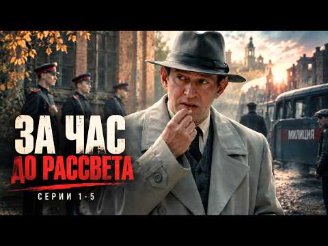 Видео: Крутейший послевоенный триллер | ЗА ЧАС ДО РАССВЕТА серии 1-5 | Детективный сериал, боевик