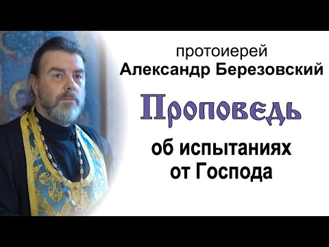 Видео: Проповедь об испытаниях от Господа (2021.07.09). Протоиерей Александр Березовский