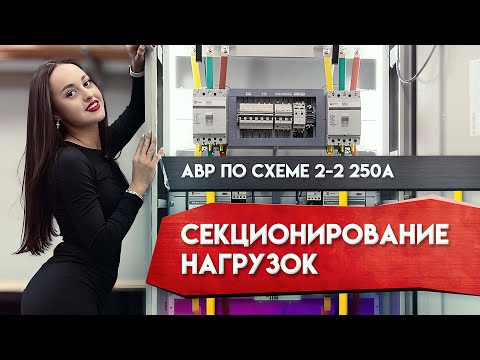 Видео: АВР по схеме 2-2 с секционированием 250А