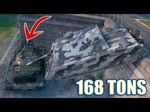 Видео: VK 168.01 (P) • 168 ТОНН ЯРОСТИ • World of Tanks