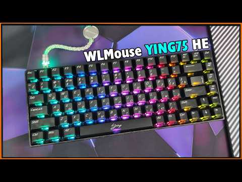 Видео: Карбоновый корпус, мощный комплект и необычный тайпинг - WLMouse YING75 HE #клавиатура #WLMouse