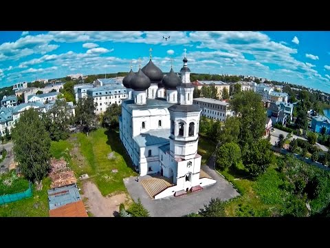 Видео: Полеты над Северной Фиваидой. Фильм 3. Древние храмы Заречья Вологды