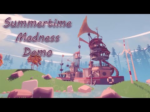 Видео: Прохождение Summertime Madness Demo на русском.