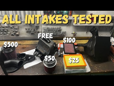 Видео: Лучший приём — K&N против Stock против Swiss Cheese. Тест и обзор