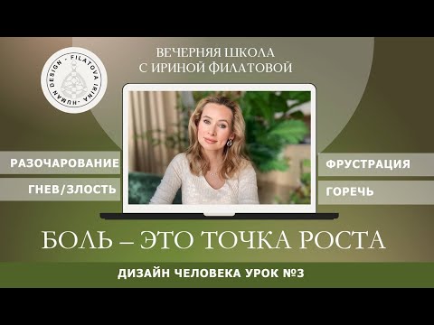 Видео: Боль - это точка роста. Фрустрация. Горечь. Гнев. Разочарование. Дизайн человека