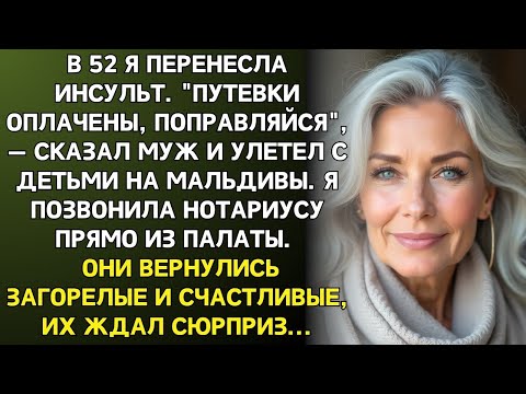 Видео: После моего инсульта муж с детьми улетели на Мальдивы . В реанимации я решиала переписать завещание…