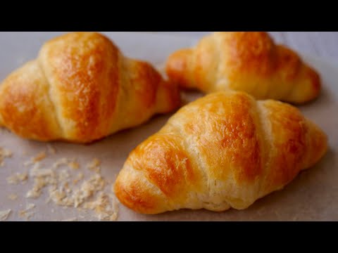 Видео: КРУАССАНЫ КАК ПУХ | Вкусный домашний рецепт