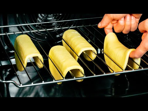 Видео: Я удивила всех гостей! Быстрая и простая закуска из слоёного теста